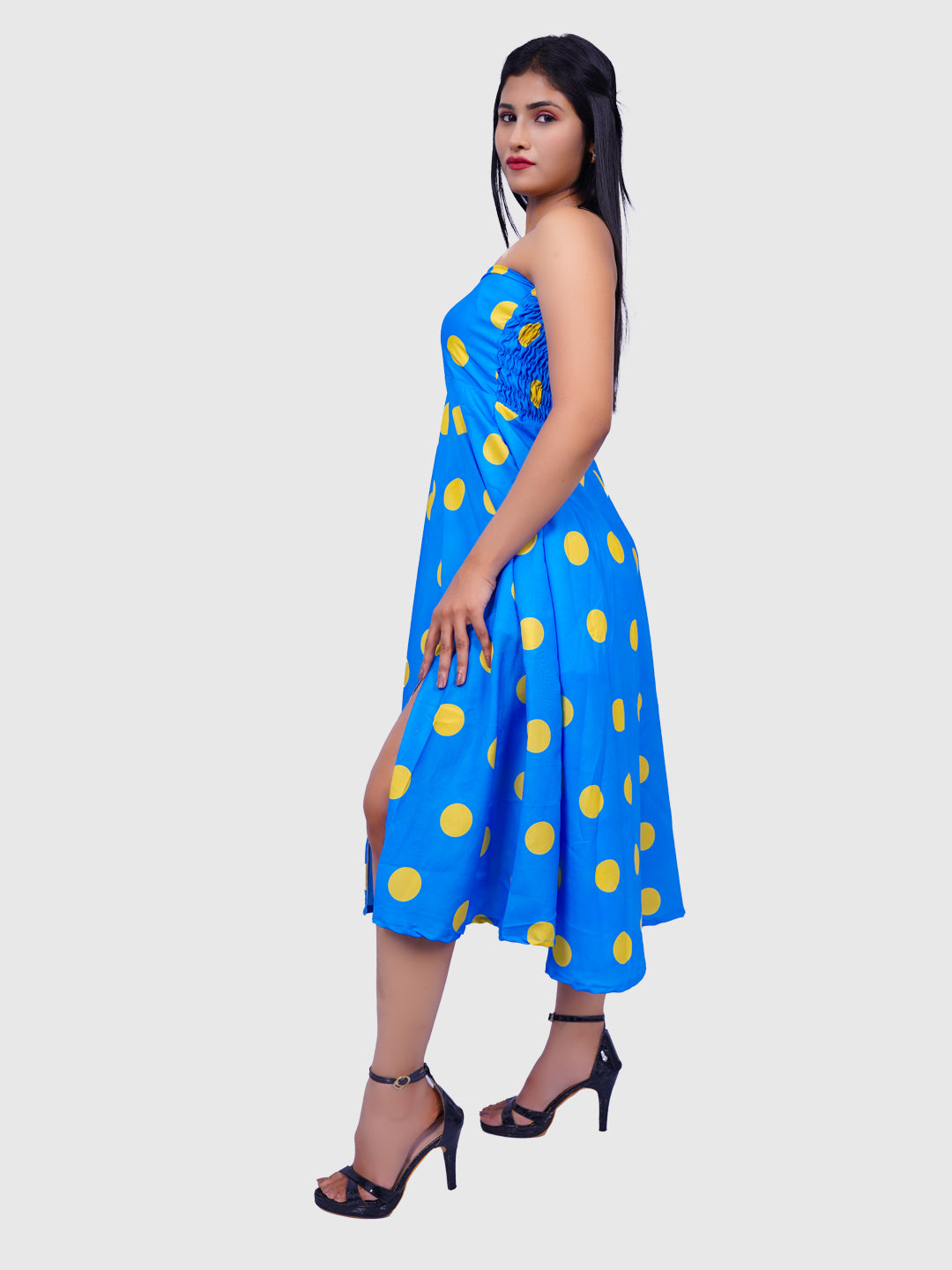 Neon Polka Dress